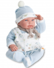 Munecas Antonio Juan 3357B Кукла-младенец Камилло в голубом, озвученная, мягконабивная 40 см