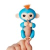 FINGERLINGS 3703A Интерактивная обезьянка БОРИС (синяя), 12 см