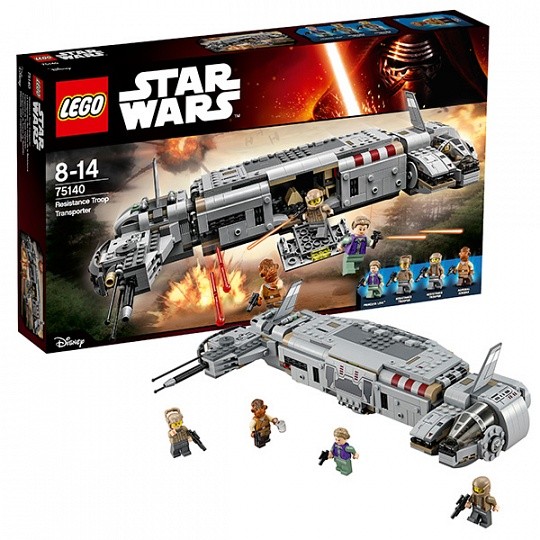 Lego Star Wars 75140 Конструктор Лего Звездные войны Военный транспорт Сопротивления