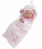 Munecas Antonio Juan 5066P Кукла-младенец Сильвия в розовом, 42 cм